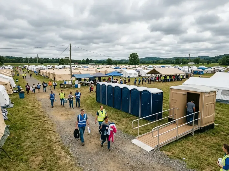 disaster-relief-camp-restrooms-010 — frequently asked questions, Dumpster & Portable Bathrooms Rental in University Park, IL